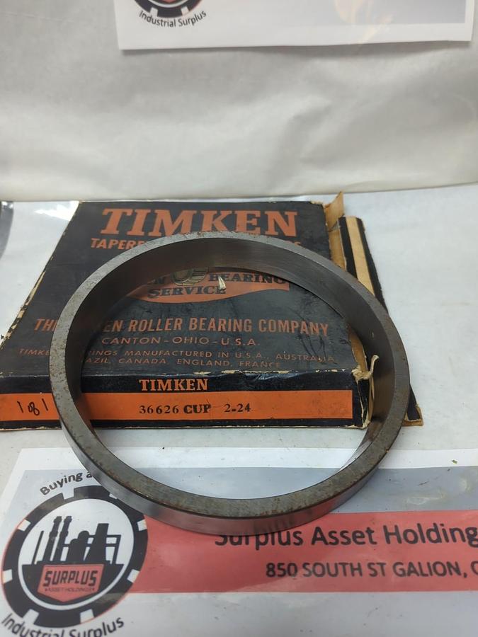 Used TIMKEN,36626,ROLLER BEARING CUP PRE-OWNED