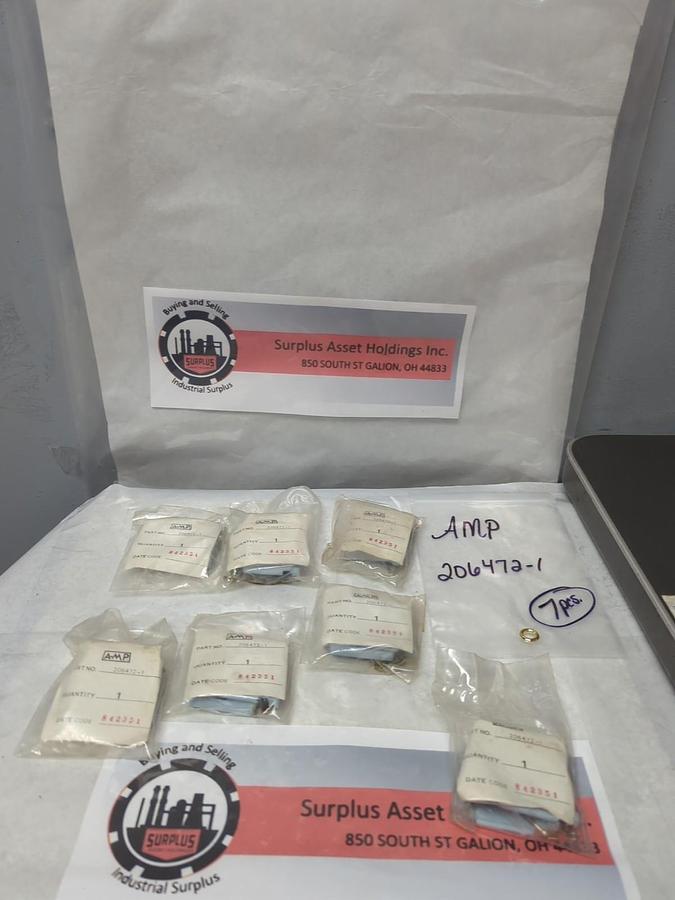 AMP,206472-1,CABLE CONNECTOR & HARDWARE KIT LOT OF 7 NOS