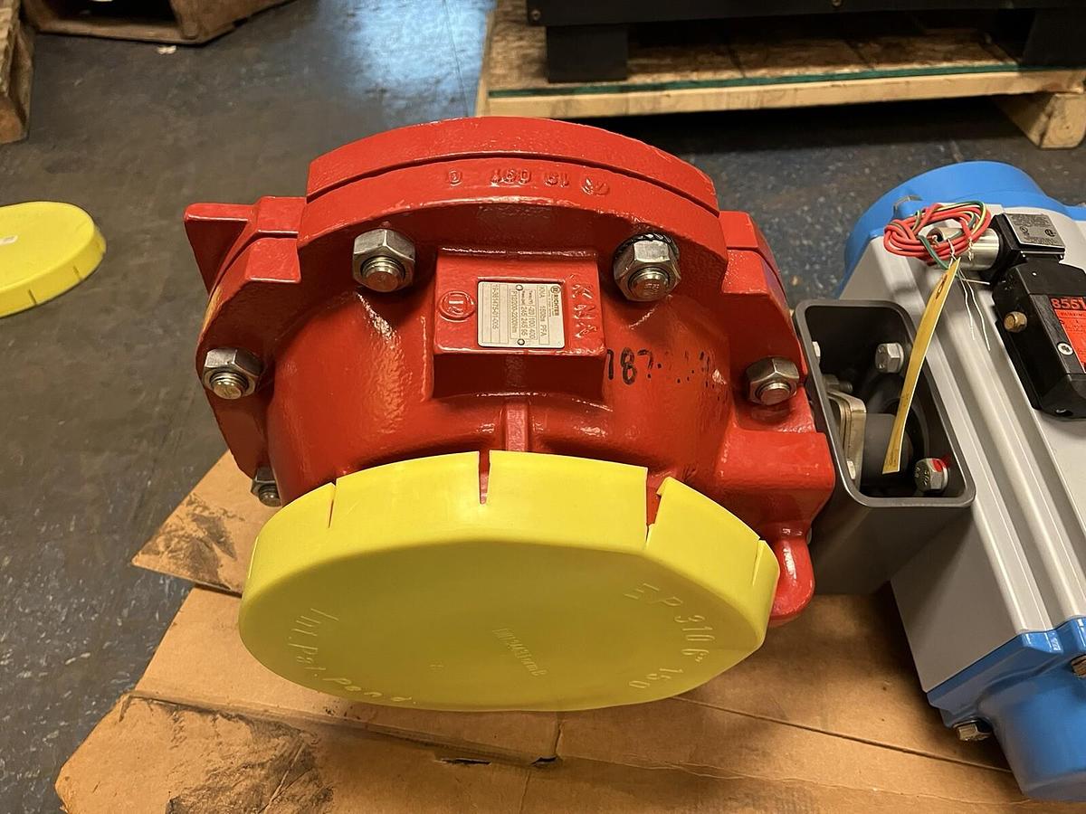 RICHTER,KNA-150LBS-PFA, 6"  LINED FLANGE BALL VALVE JAMESBURY VALV-POWR ACTUATOR
