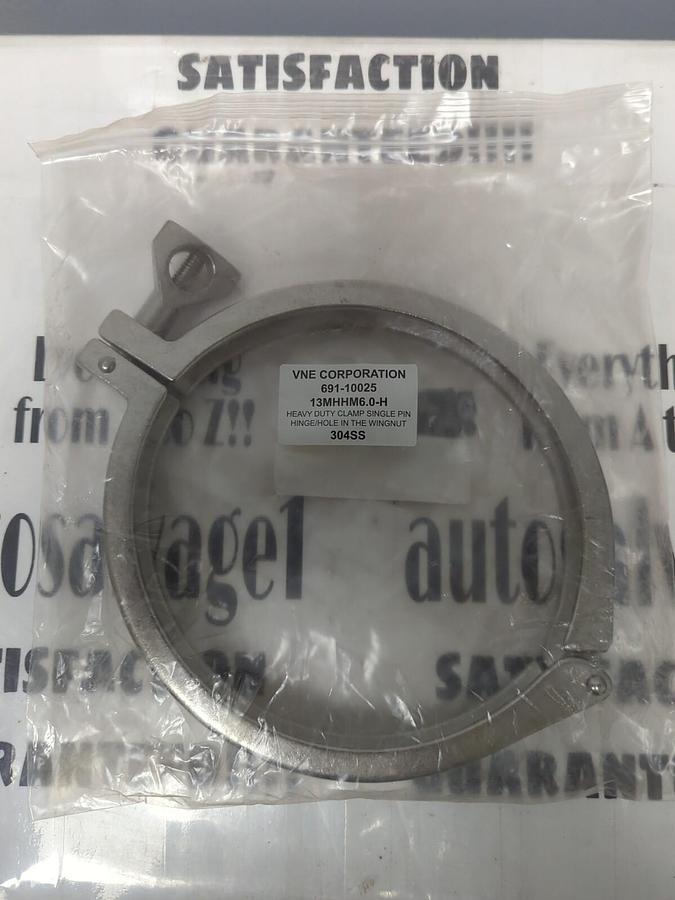 VNE CORPORATION,304SS 13MHHM6.0-H,HEAVY DUTY SINGLE PIN CLAMP INCH NOS
