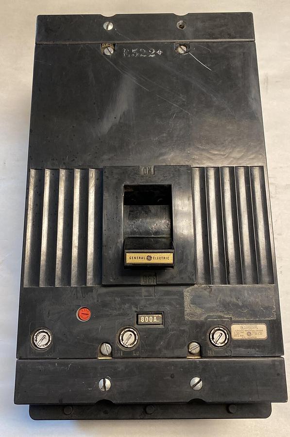 Used GE,E11592 185628-D,Circuit Breaker Frame 800AMP 600V 3 Pole