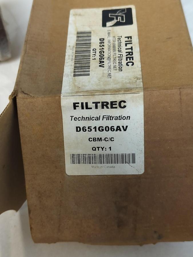 FILTREC,D651G06AV,HYDRAULIC FILTER