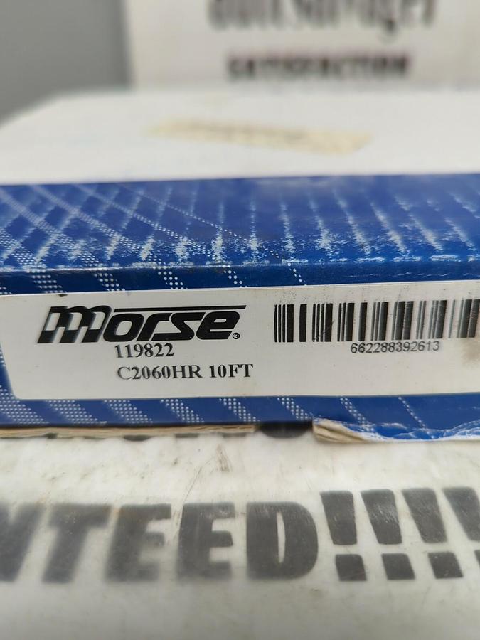 MORSE,119822 C2060HR,10FT CONVEYOR ROLLER CHAIN NOS