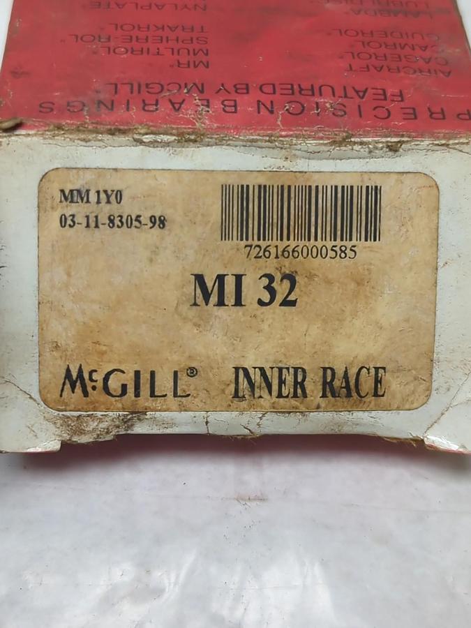 Used MCGILL,MI-32,NEEDLE ROLLER BEARING INNER RACE PRE-OWNED