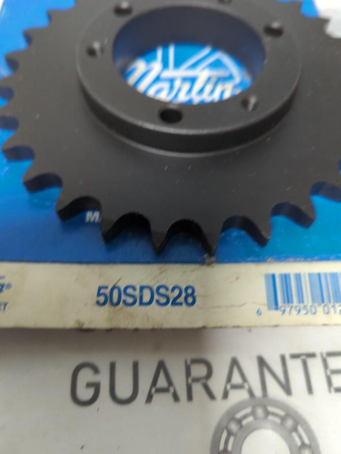 MARTIN,50SDS28,QD SPROCKET 28 TEETH 2-1/4 INCH BORE NOS