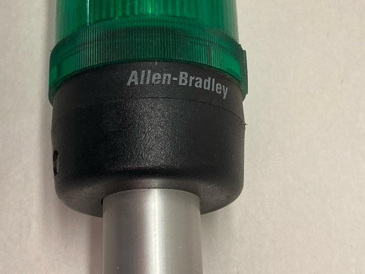 Used Allen-Bradley,855E-10DN6,Incandescent Stack Light Ser A 120Vac 58mA