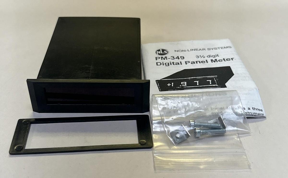 NON-LINEAR SYSTEMS,PM-349,DIGITAL PANEL METER NOS