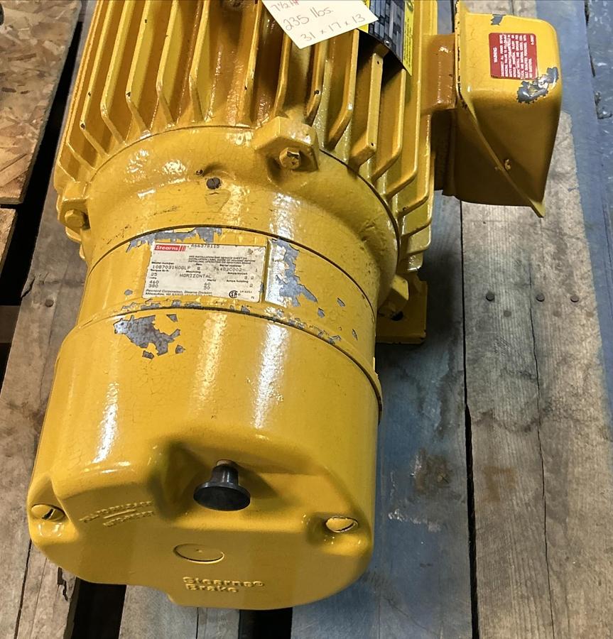 Used MARTHON,4N254THTPA8078BAL,BRAKE MOTOR 7.5HP 1150ROM 460V 254T FRAME