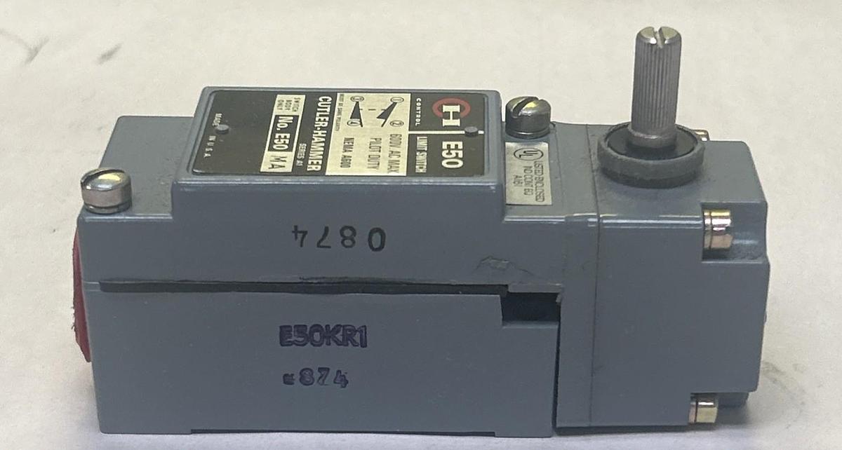 CUTLER HAMMER,E50MA,LIMIT SWITCH NOS