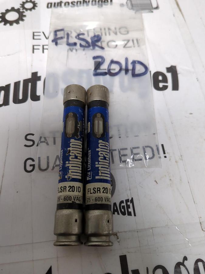 LITTELFUSE,FLSR-20ID,INDICATOR FUSES LOT OF 2 NOS