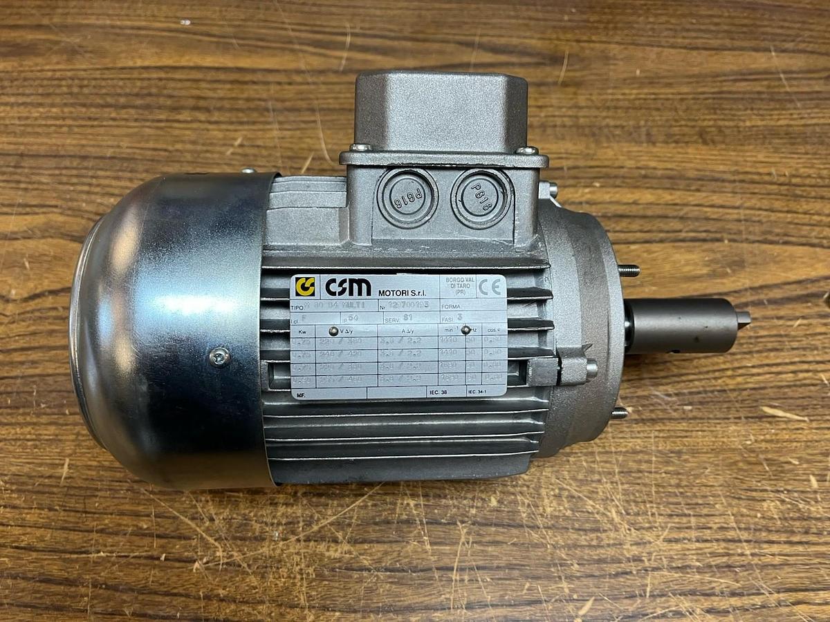 CSM,M-30-B4-MULTI,MOTOR .75/.9kW 220/460V 1410/1690RPM 3PH