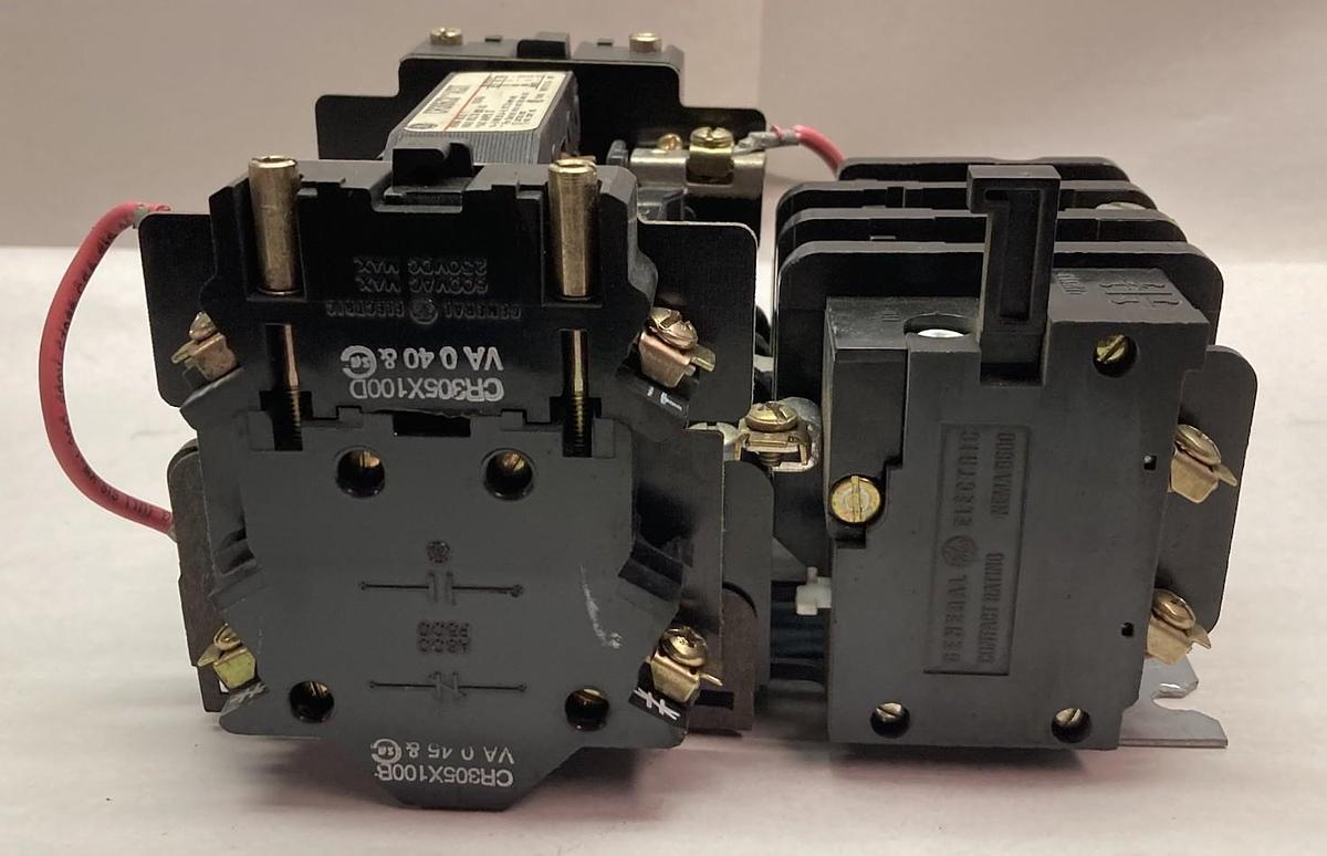 Used General Electric,CR306C0**ACDT,Nema 1 Starter 27A 600Vac