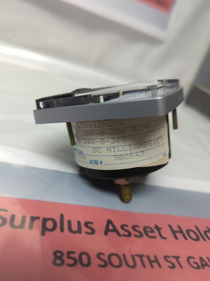 GE,152112KGKG,PANEL METER 300-0-300 MILLIAMPERES MISSING BOX NOS