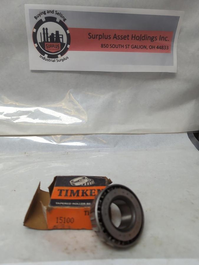 TIMKEN,15100,ROLLER BEARING CONE NOS