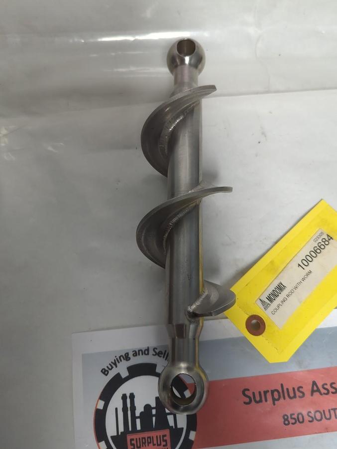 Used MONDOMIX,023305,COUPLING 11 INCH LONG ROD WITH WORM 10006684 PRE-OWNED