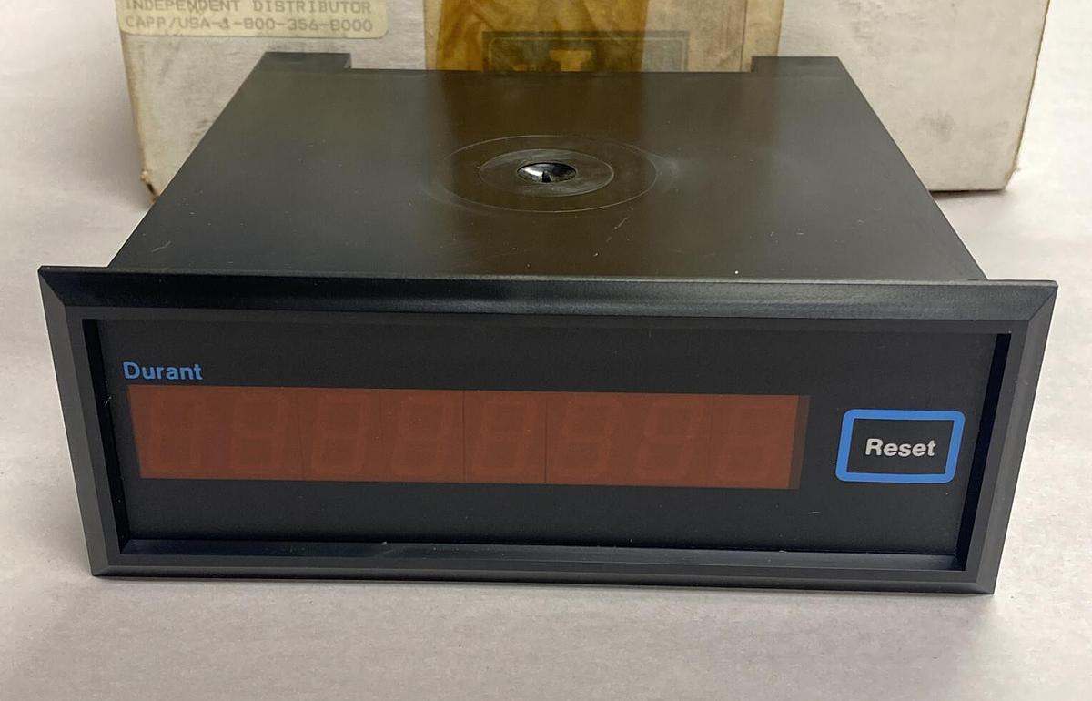 Eaton Durant President,58810400,8 Digit Totalizer 120/240V NOS