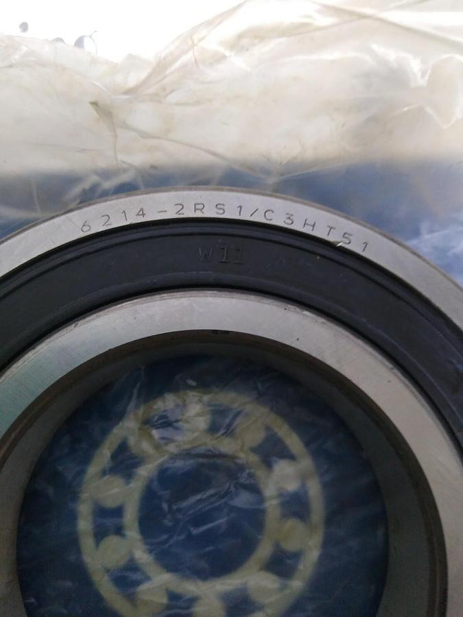 Used SKF,6214-2RSJEM,Deep Groove Ball Bearing NOS
