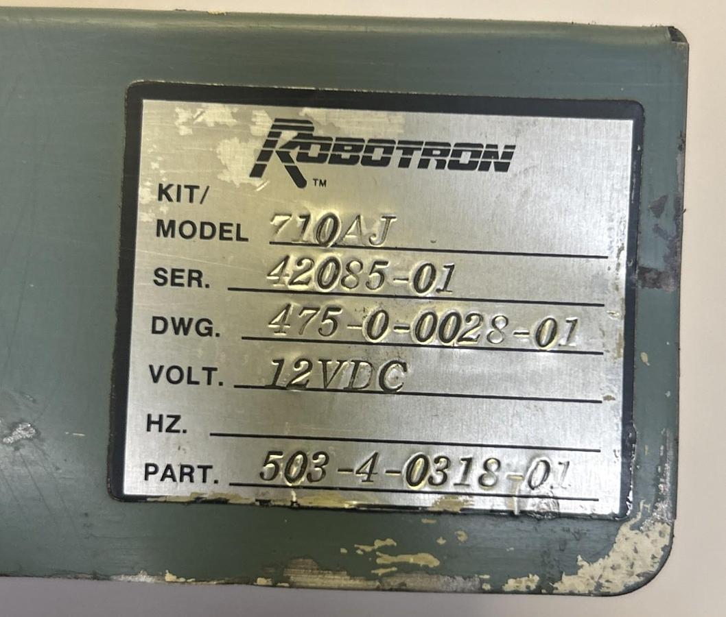 Used ROBOTRON,710AJ,SERIES 120 WELDING CONTROLLER