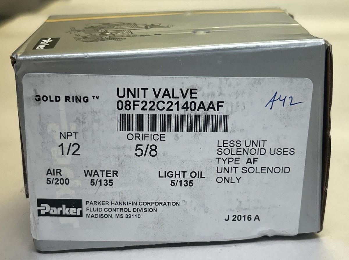PARKER,08F22C2140AAF,UNIT VALVE NOS