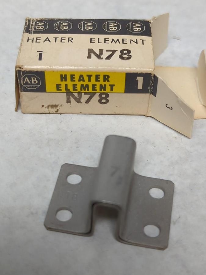 ALLEN BRADLEY,N78,THERMAL OVERLOAD HEATER ELEMENT LOT OF 3 NOS