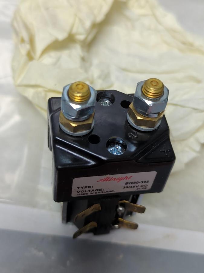 ALBRIGHT,SW80-398,CONTACTOR 36/48V CO MISSING BOX NOS