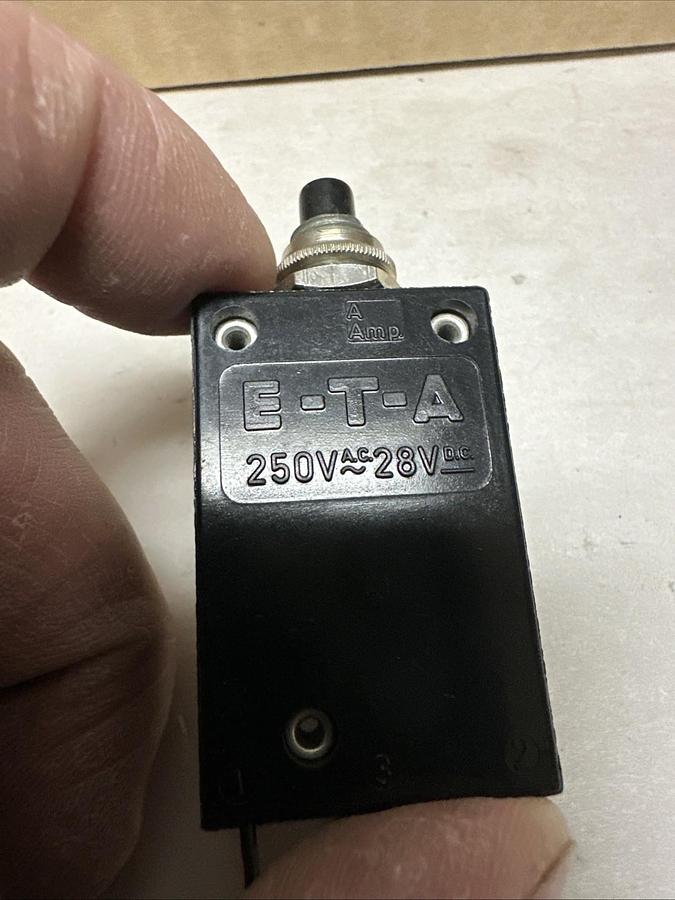 Used ETA,45-700-P-CL2,3.2Amp Circuit Breaker LOT of 7