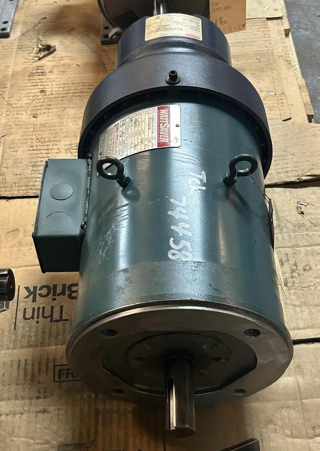 Used LEESON,131256.00,BRAKE MOTOR 5HP 208-230/460V 1740RPM3PH J184TC FRAME