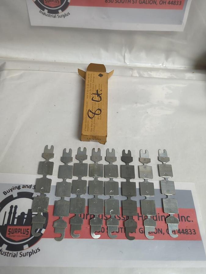 BUSSMANN,LKS100,SUPER-LAG RENEWAL LINKS 100 AMP 600 VOLT LOT OF 8 NOS