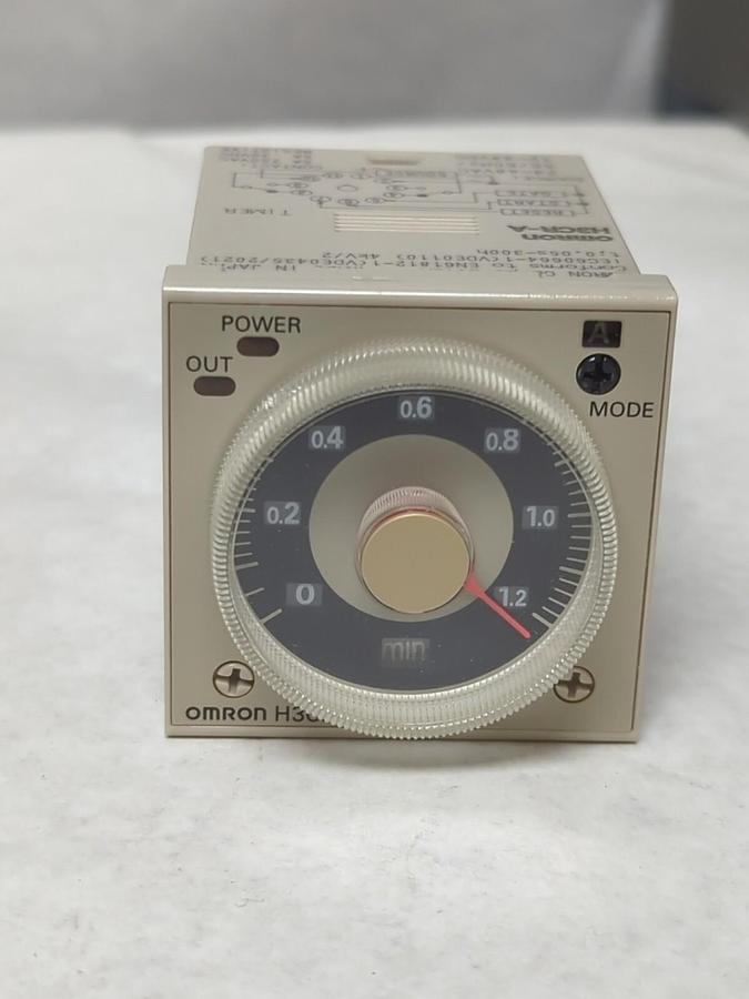 OMRON,H3CR-A,TIMER MODULE 1.2S TO 300H NOS