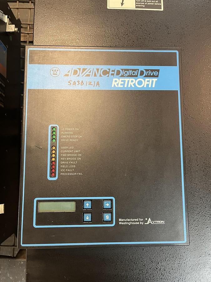 Used AVITRON,DC0280-4EL0-C,ADDVANTAGE 32 DC DRIVE CONTROLLER 280A DC