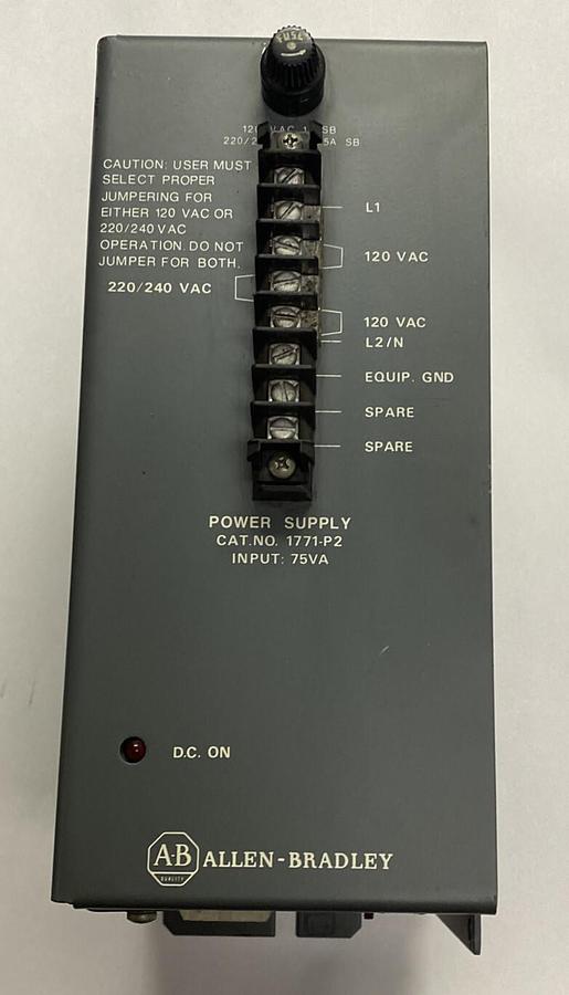 Used ALLEN BRADLEY,1771-P2,POWER SUPPLY
