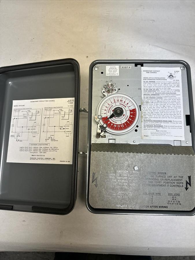 Paragon Contols,47016-S,Momentary Contact Time Control (G037