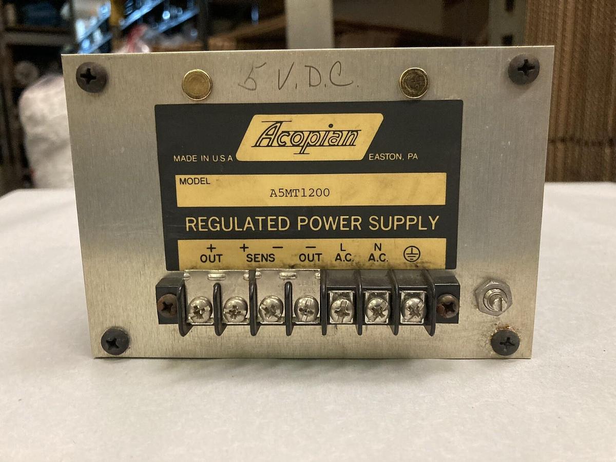Used Acopian,A5MT1200,DC Power Supply