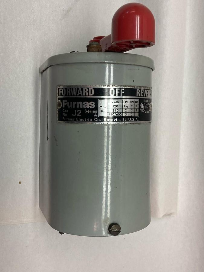 Used Furnas,J2,Motor Reversing Drum Stick Ser A