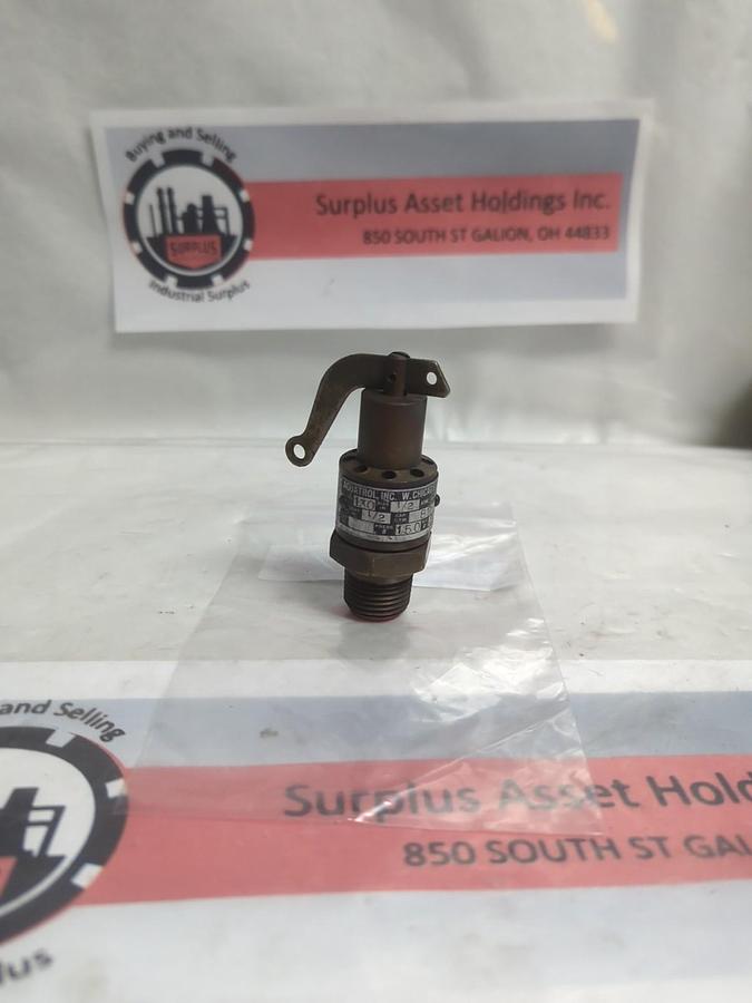 Used AQUATROL,130,SAFETY RELIEF VALVE 1/2 INCH PRE-OWNED
