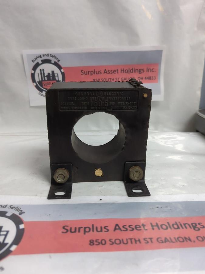 Used GE,JCH-O,CURRENT TRANSFORMER RATIO 150:5 AMP 50-60CY PRE-OWNED