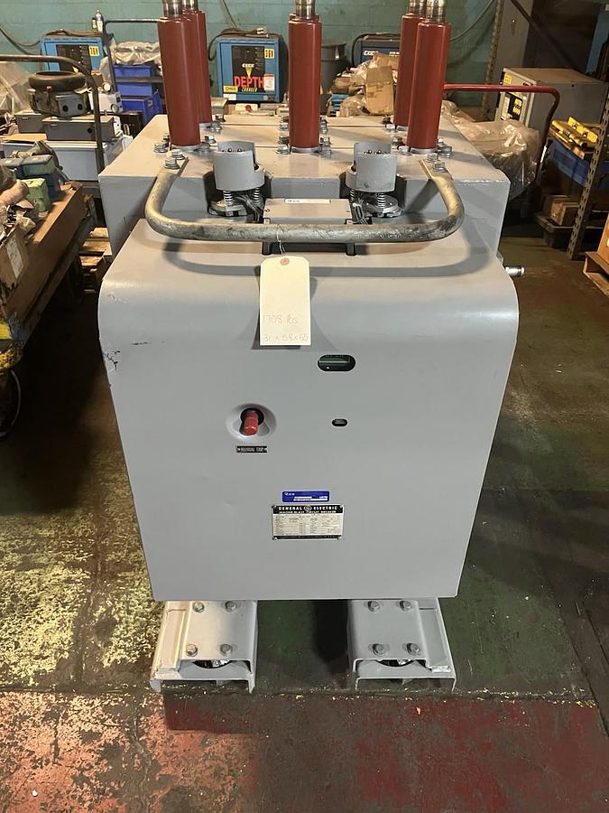 Used GENERAL ELECTRIC,AM-7.2-500A-2,MAGNE-BLAST CIRCUIT BREAKER 1200A 7200V