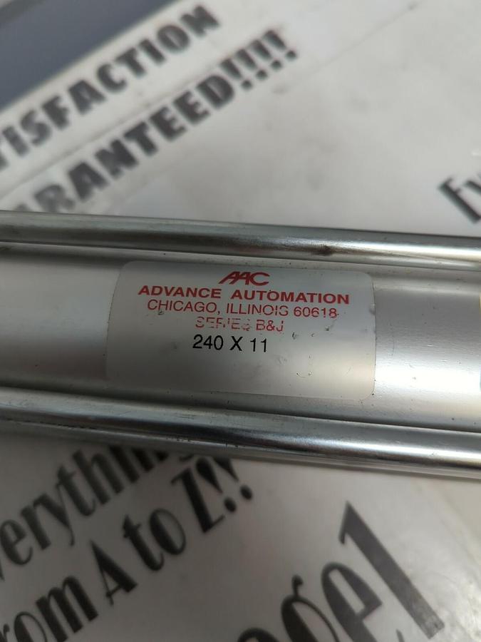 ADVANCED AUTOMATION,240X11,PNEUMATIC CYLINDER 11 INCH STROKE NOS