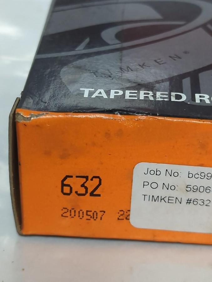TIMKEN,632,TAPERED ROLLER BEARING CUP NOS