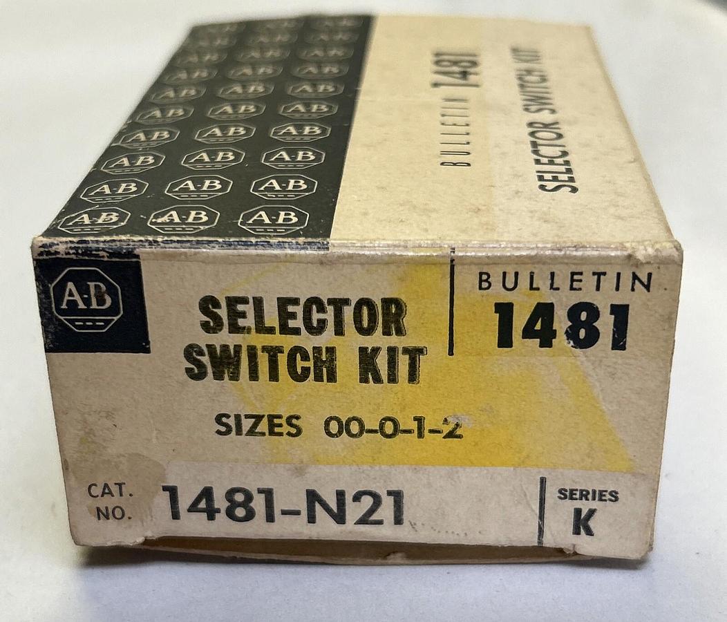 ALLEN BRADLEY,1481-N21,SELECTOR SWITCH NOS