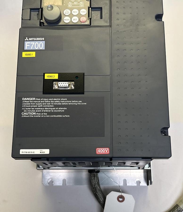 Used MITSUBISHI,FR-F740-00170-EC,VFD AC INVERTER DRIVE 380-480V 17A