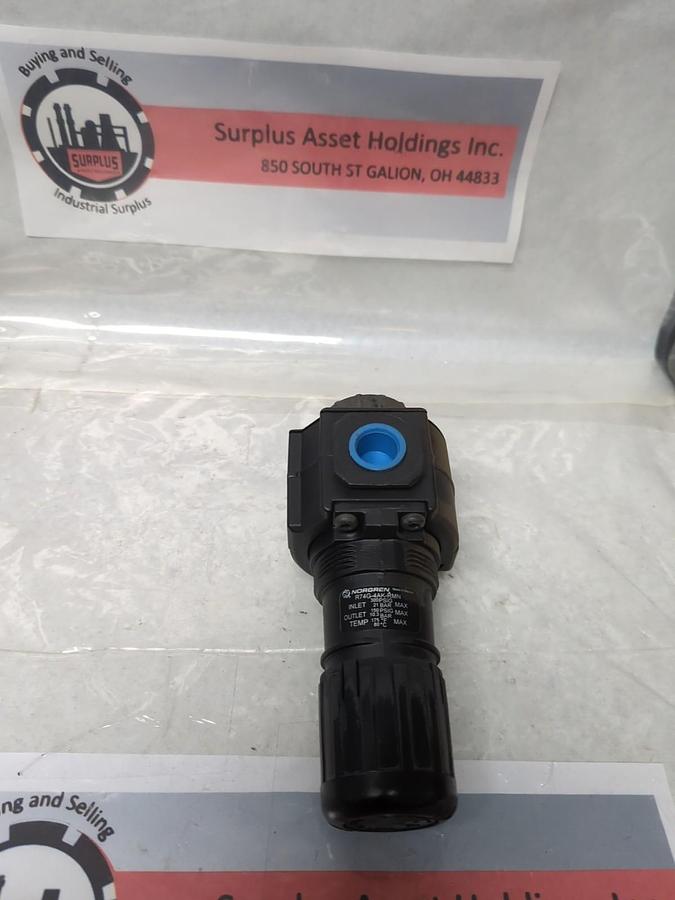 Used NORGREN,R74G-4AK-RMN,PRESSURE REGULATOR PRE-OWNED