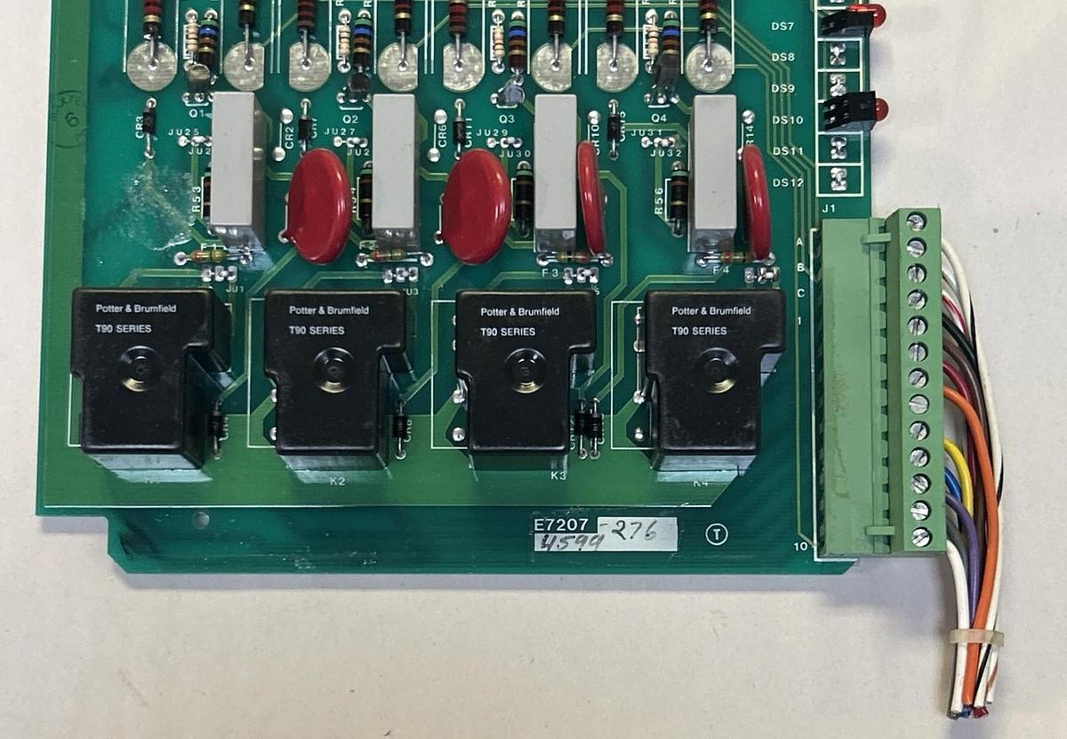 Used TELEMOTIVE,E7207-276,RELAY BOARD ASSEMBLY