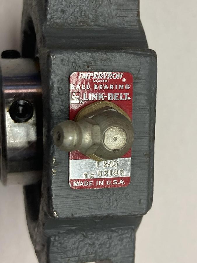 Used Link Belt,T3-U218H,Impervron Eccentric Take Up Roller Bearing 1-3/16 Inch Bore