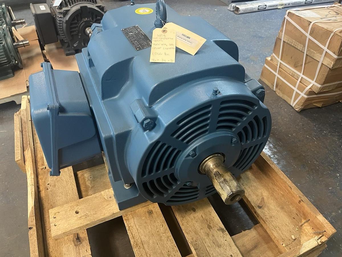 Used WEG,T00IF0X0N0000300991,INVERTER DUTY MOTOR 125HP 1780RPM 3PH 404TS OR 405TS