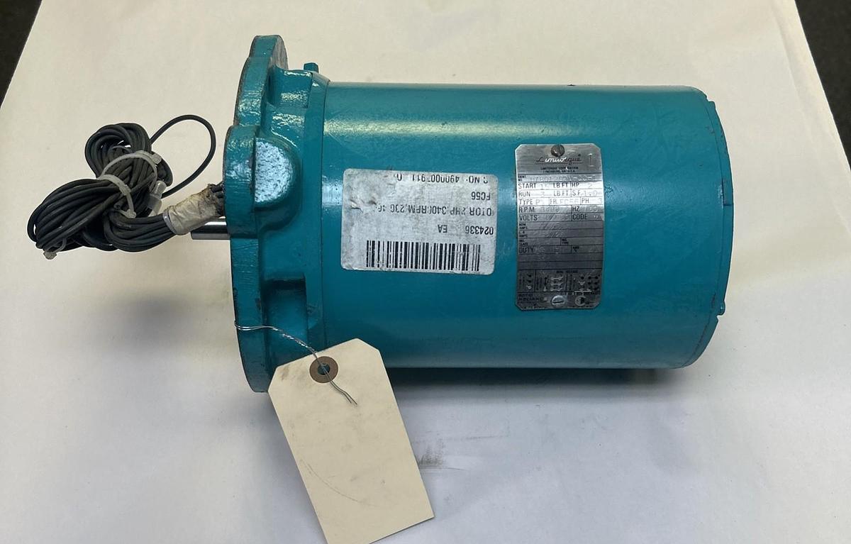 Used RELIANCE,B78Q1209M-QQ-1,MOTOR 2HP 3400RPM 230/460V 3PH FC56 FRAME