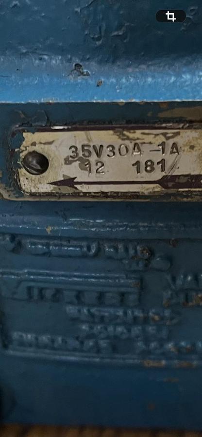 Used VICKERS,35V30A-1A-12-181,HYDRAULIC VANE PUMP