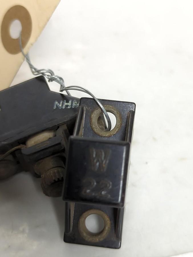 Used ALLEN BRADLEY,W22,THERMAL OVERLOAD HEATER ELEMENT LOT OF 2 PRE-OWNED