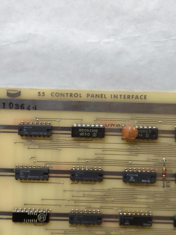 Used BENDIX,3726564E,S5 CONTROL PANEL INTERFACE CIRCUIT BOARD PRE-OWNED
