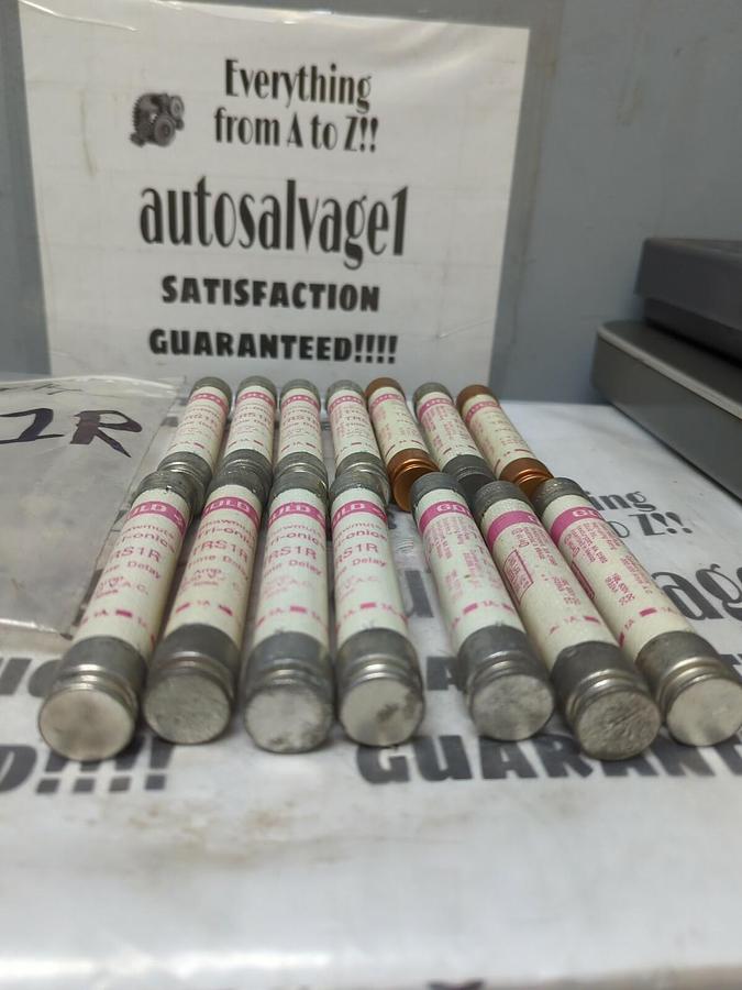 GOULD SHAWMUT,TRS1R,TIME DELAY FUSE LOT OF 14 NOS